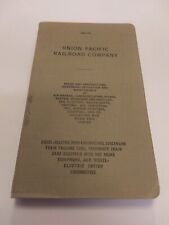 Vintage Union Pacific Railroad Company Form 7172 Rules And Instructions Book picture