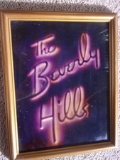 Vintage Beverly Hills Hotel Nighttime photograph 11 X 14 time exposure picture