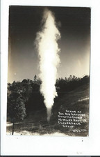 Real Photo Postcard Cloverdale California Cal Ca The Big Geysers Sonoma County picture