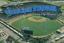 MODERN Postcard Municipal Stadium Kansas City, Missouri A219 picture