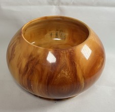 Vintage Hand Turned Eastern Red Cedar Wood Bowl Signed D.D. Haughton Memphis TN picture