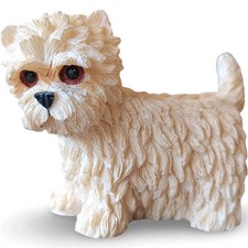 Vintage West Highland White Terrier Westie Dog Miniature Figurine Statue picture