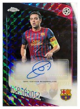 Xavi Hernandez 2025/26 Topps Chrome UEFA Black Geometric Auto #CLA-XH /10 picture
