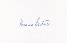 HANNA REITSCH, hand-signed card - very rare picture