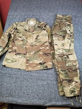 US Army Insect Shield OCP Multicam Combat Uniform Coat L Reg. & Trouser M Reg. picture