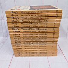 Vintage Disney Wonderful World of Knowledge Hardcover Books - Volumes 1-20 picture