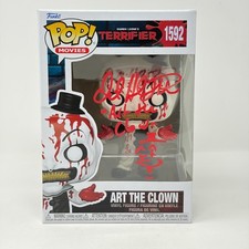 David Howard Thornton Art The Clown #1592 Signed Funko Pop JSA Certified Auto picture