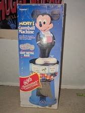 Vintage 1987 1988 Superior Toys Disney Mickeys Gumball Machine 60th Anni G3D picture