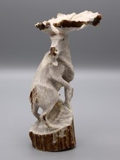 Pernell Laate (d) Elk Antler Zuni Bull Moose Fetish picture