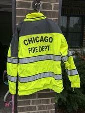 Chicago Fire Department  Outerwear Eclipse Lime Jacket Warrior Softshell Gerber picture