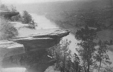 1930s Pennsylvania Wyalusing Rocks Roosevelt Highway Colortype Postcard 26-1464 picture