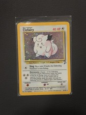 2000 Pokémon Base Set 2 Holo Clefairy 6/130 - Rare Holofoil - LP picture