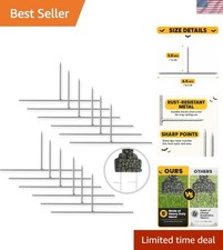 Durable 12 Count Metal Halloween Stakes for Spooky Decorations & Garden Fencing picture