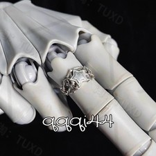 JoJo's Bizarre Adventure Hermit Purple Thorn Ring 925 Silver Jewelry Accessory picture