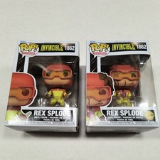 Funko Pop Invincible Rex Splode #1862 Common & Chase Set of 2 picture