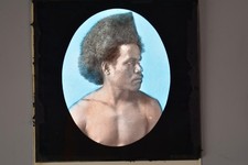 Man Fiji Portrait George Washington Wilson Magic Lantern Slide c1900s picture