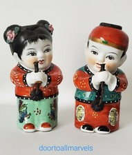 Vintage Chinese JINTONG & YUNU (Golden Boy & Jade Girl) Satsuma Rare Vessels picture