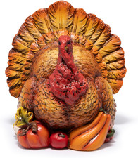 Thanksgiving Turkey Decoration,Fall Harvest Tabletop Centerpiece picture
