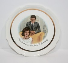 President And Mrs. John F. Kennedy Commemorative Plate -  picture