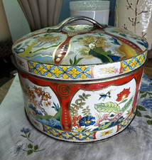 Gray Dunn Multicolor Advertising Tin Biscuit Manufacturers Established 1853 picture