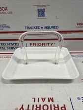 Vintage LDS Mormon Church Plastic Sacrament Ritual Bread Tray Religious Rare picture