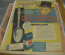 CHARLIE McCARTHY PREMIUM SPOON ADVERT CHASE & SANBORN COFFEE 15.5 X 20.5 INCH picture