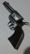 PEWTER COLOR GUN  REVOLVER LIGHTER Refillable Butane Pistol Torch Lighter 4-1/2