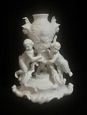 Antique Nymphenburg Porcelain Figural Sculpture, Cherubs Gathered Around An Urn picture