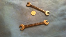 VINTAGE OPEN ENDED SPANNERS -HIT JAPAN 10MM X 8MM HONDA YAMAHA KAWASAKI SUZUKI picture