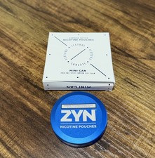 ZYN Small-Size MINI Metal Can - Navy NEW AUTHENTIC ICETOOL - Empty, New w/ Box picture