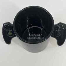 Playstation Controller Two Handle Coffee Mug Level Cleared Competition Gamer Fun picture