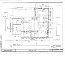 Photo:Siasconset Nantucket MA Heart's Ease Floor Plan 1930s HABS picture