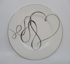 MIKASA LOVE STORY SALAD PLATE - Heart  -8 1/2 