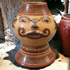 Mid 20th Century Costa Rican Nicoya Pottery Pataky Head Footed Effigy Vessel picture