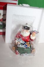 Carlton Heirloom Proud To Serve US Navy 066 Santa Christmas Holiday Ornament picture