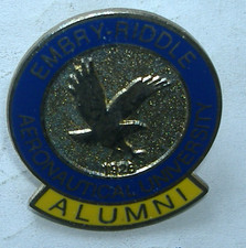 Embry Riddle aeronautical university Alumni pin back picture