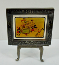 Disney Celebrate Mickey 75 Years of Fun Pin Miniature Coca Cola Easel Fab 4 picture