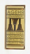 AGEHR Directors Convention Buffalo New York Vintage Lapel Pin picture