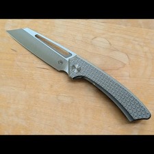 GECKO CUSTOMZ KNIFEWORKS PICTUS XL DIAMOND FRAG STONEWASH S90V BLADE SHOW 2026 picture