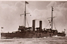 British Royal Navy HMS Edgar WWI RPPC  c.1910 picture