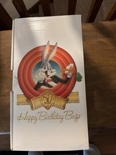 1990 Warner Bros. Porcelain Figurine Bugs Bunny 50th Birthday Limited Edition picture