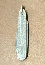 Antique Miller Bros USA Watch Fob Gentleman Pocket Knife Pre-1926 (100+ YRS OLD) picture