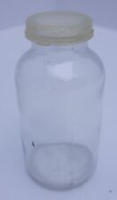 Vintage Clear Glass Medicine Jar 3 ½
