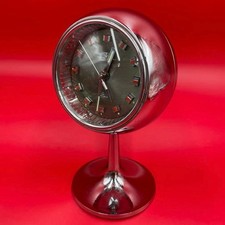 Vintage 1970s Tokyo Tokei Alarm Table Clock Space Age Mid-century picture