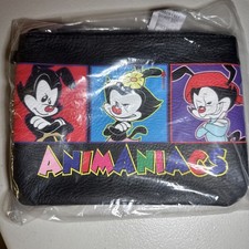 NEW ANIMANIACS Purse Clutch Wristlet Pouch Zipper Yakko Wakko Dot Warner Brother picture