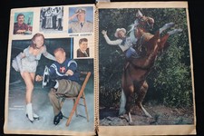 1940'S-1950'S MOVIE STARS SCRAPBOOK - GENE AUTRY - GINGER ROGERS - E 24881 picture