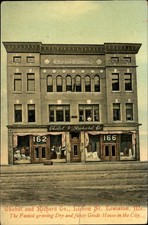Lewiston ME Dry Goods Store Chabot & Richard Co. c1900s-10s Vintage Postcard picture