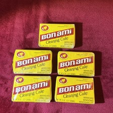 Set of 5-Vintage Bon Ami Soap Cake Bar Soap 4oz  picture