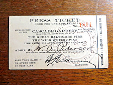 1905 Lewis & Clark Exposition Press Ticket Lot M O Peterson The Trail Portland picture