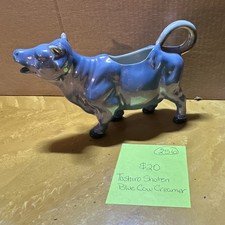 Tashiro Shoten Blue Cow Creamer Vintage Japan (#256) picture